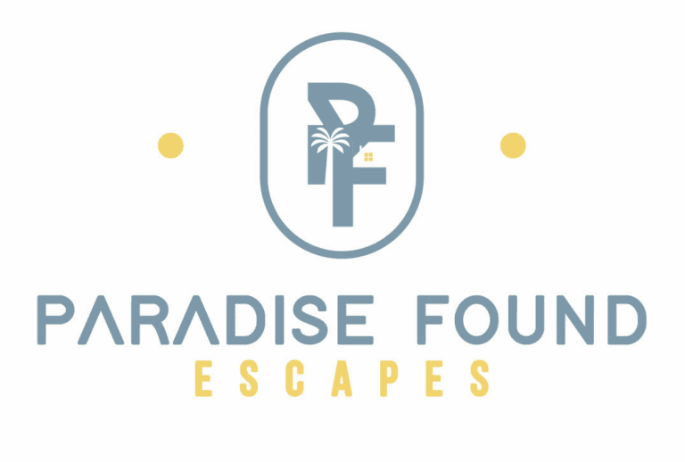 Paradise Found Escapes Logo E71