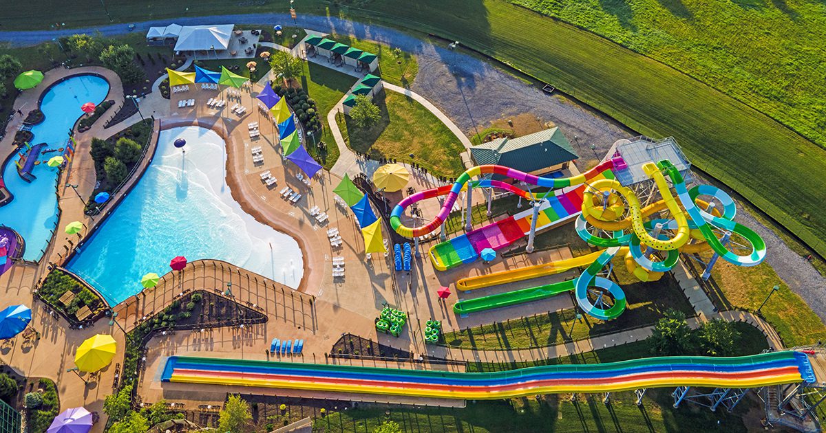 water park aerial
