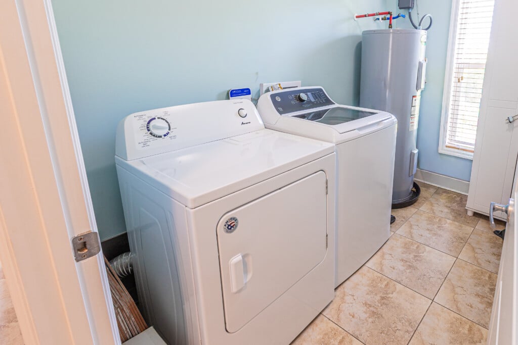 Laundry Room - Make your stay even more comfortable with a large laundry room complete with a washer and dryer for your convenience.