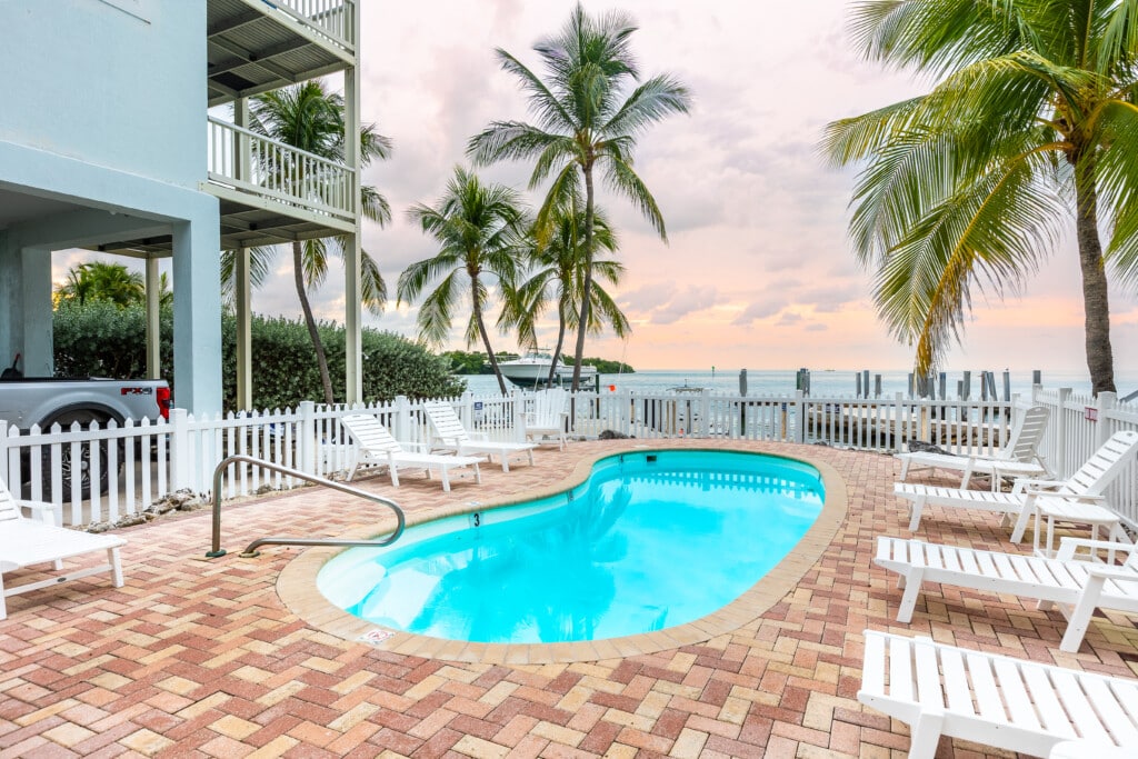 Relax by the pool while taking in beautiful views and the laid-back feel of a perfect getaway.