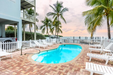 Relax by the pool while taking in beautiful views and the laid-back feel of a perfect getaway.