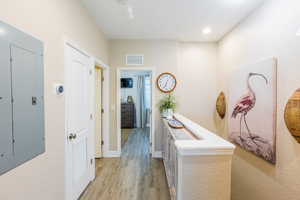 A bright, welcoming home with elegant decor throughout and a cozy, inviting atmosphere.