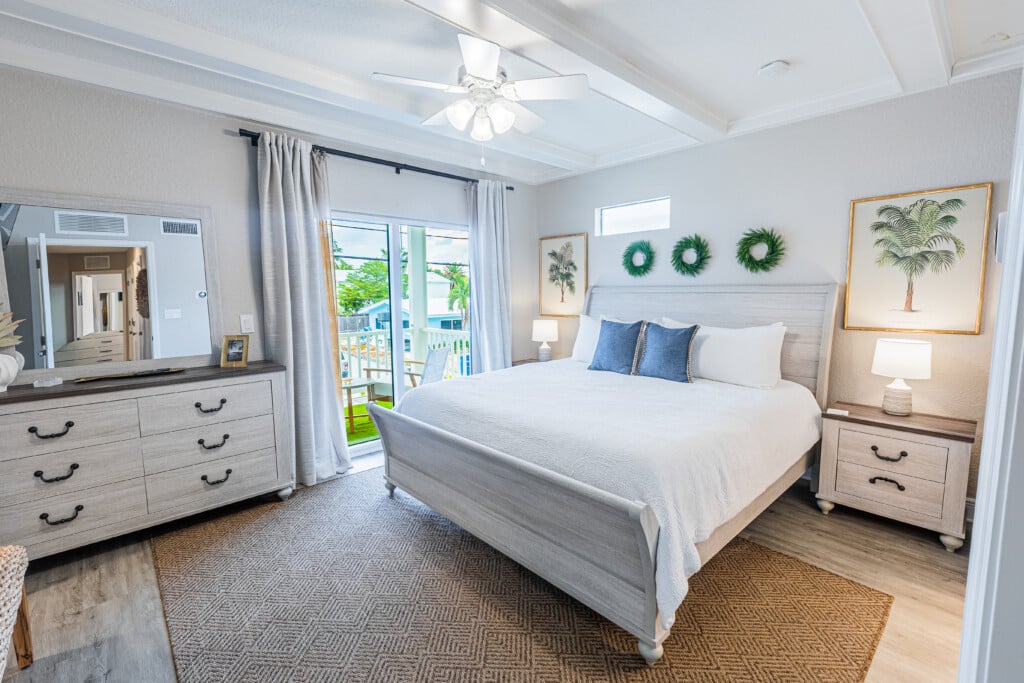 Bedroom 2 - Wake up refreshed on the plush King Bed in this beautiful, bright room with a private deck