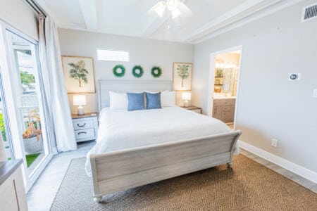 Bedroom 2 - Relax after a long day in your King Size bed, perfect for unwinding with your favorite TV show.