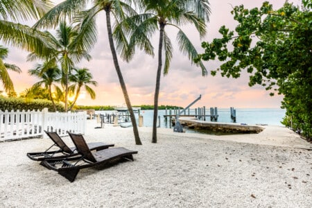 Take in breathtaking sunset views from the dock, where the sea stretches endlessly toward the horizon.